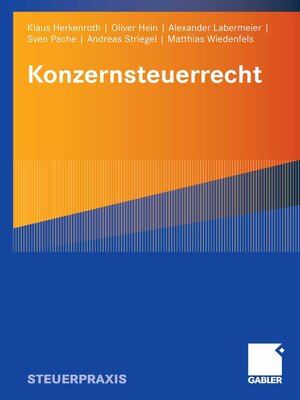 cover image of Konzernsteuerrecht